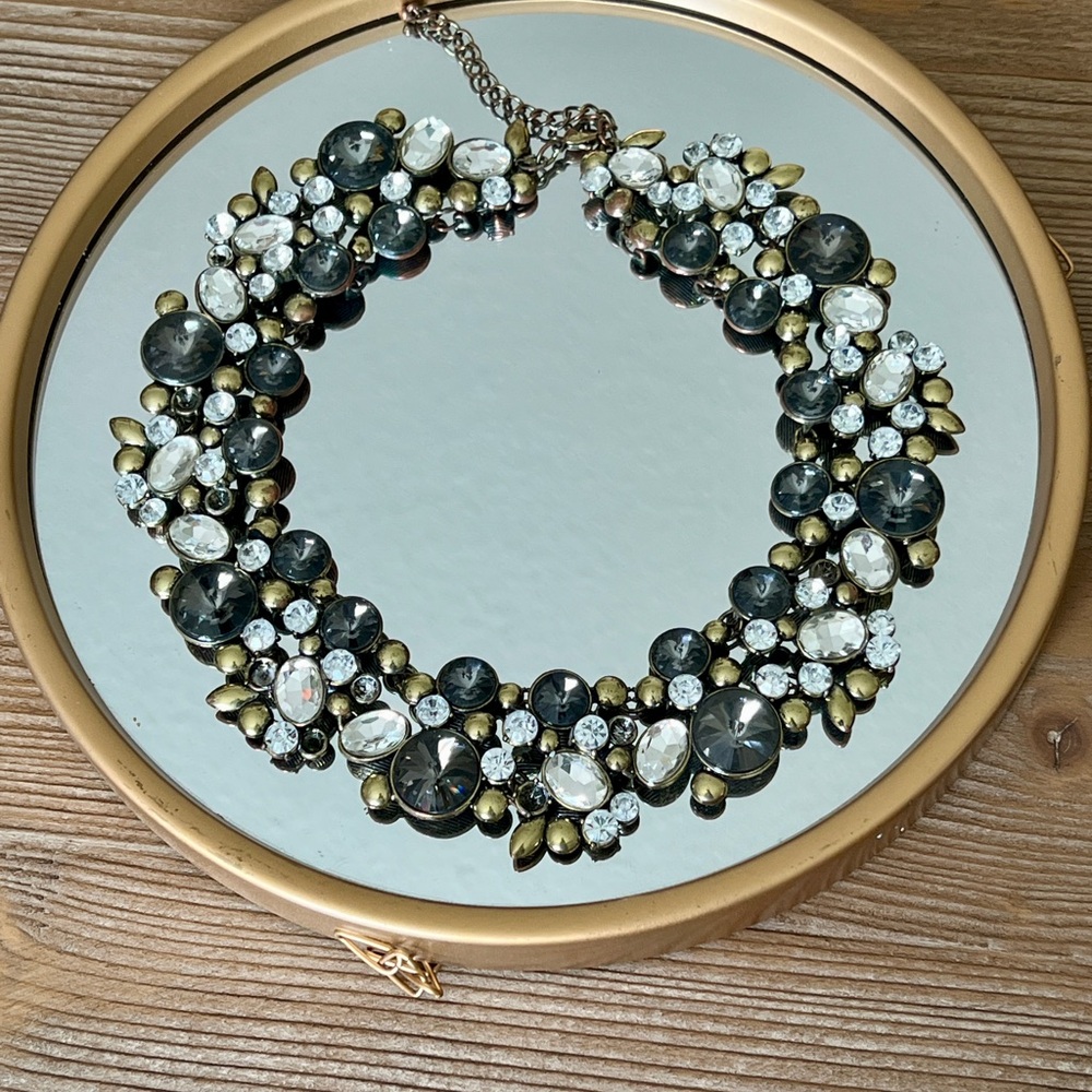 Statement Necklace Bundle | Sugarfix by BaubleBar + Rhinestone Bib (FLAWED)